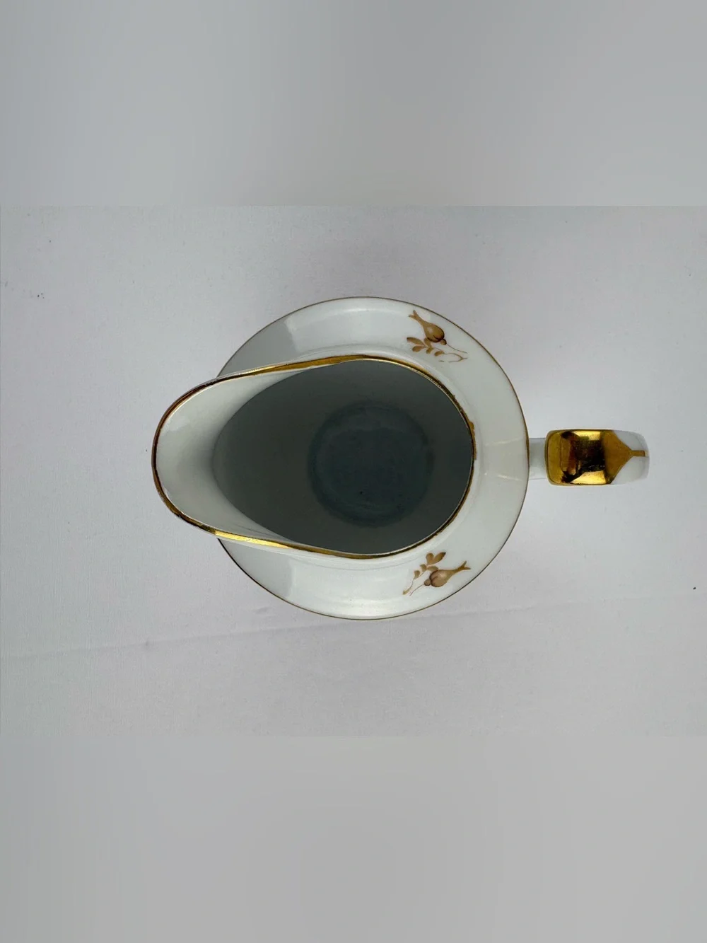 Vintage Saji “Moss Rose” Sugar Bowl with Lid, and Creamer Set